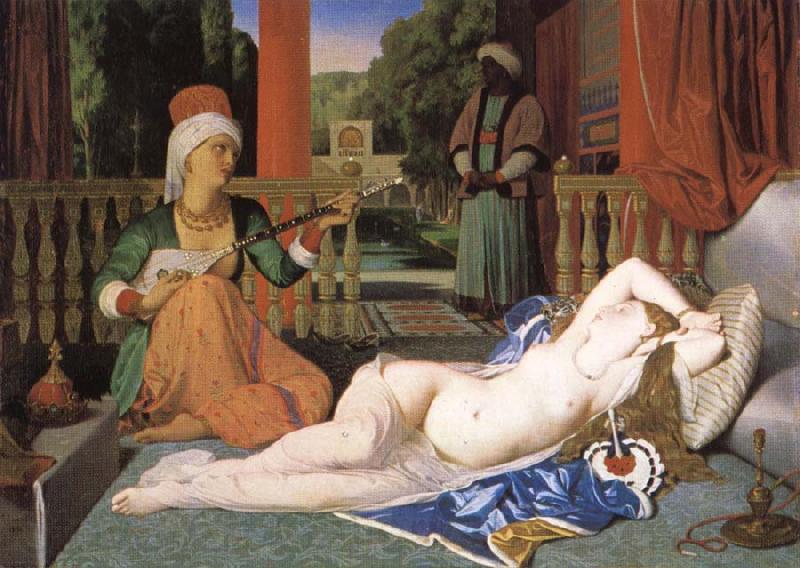 Jean-Auguste Dominique Ingres Odalisk with slave Spain oil painting art